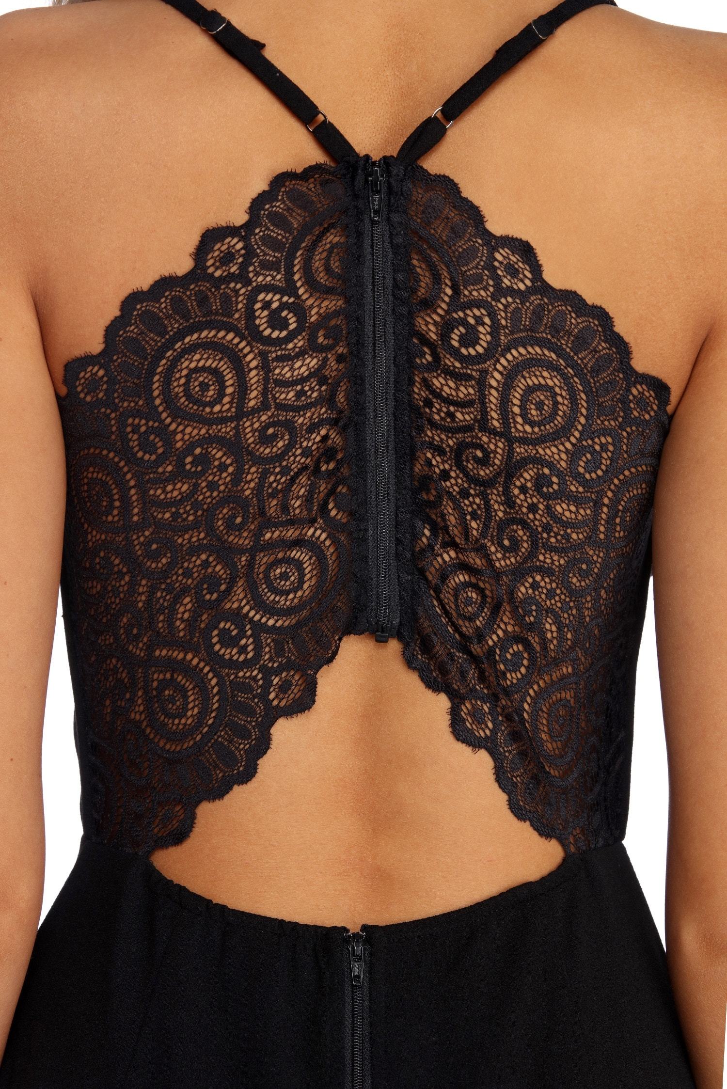 Clarisse Well Refined Lace Back Dress - Fashionpara