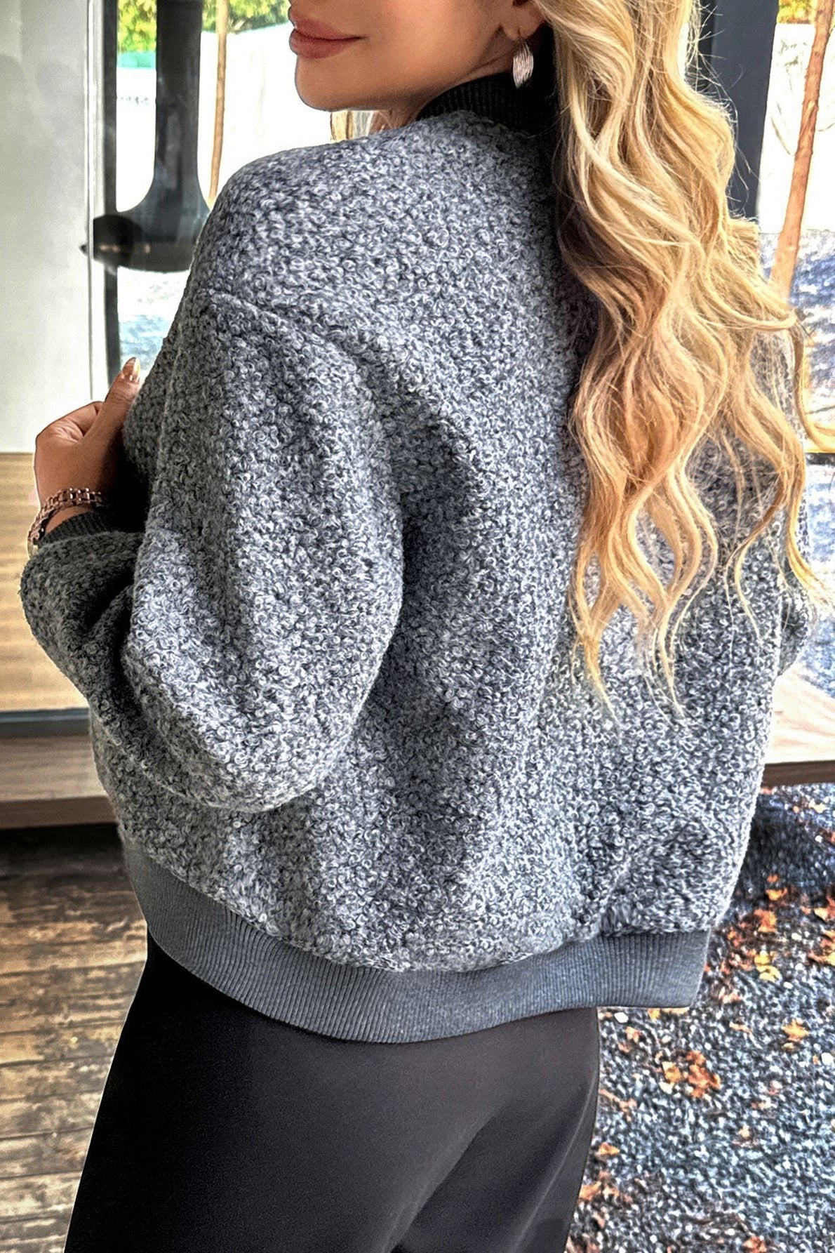 Holiday Style Long Sleeve Button Coat - Fashionpara