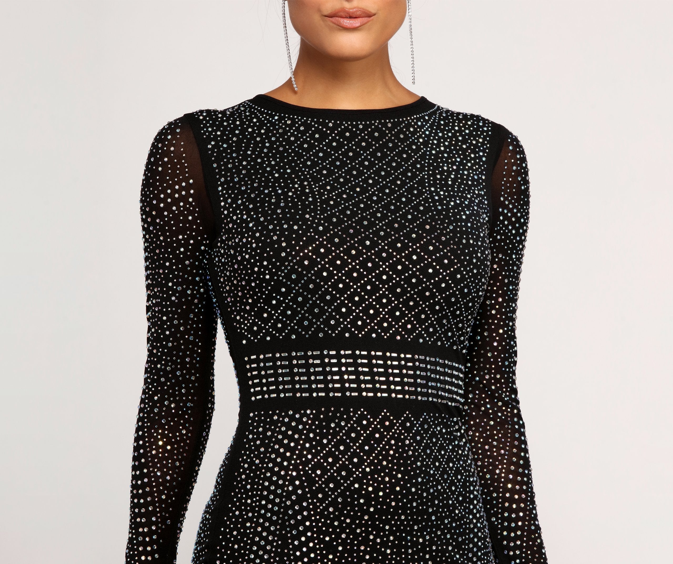 Seemingly Stunning Mini Dress - Fashionpara