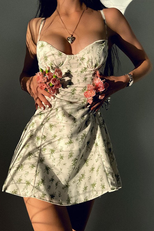Ditsy Floral Mini Slip Dress