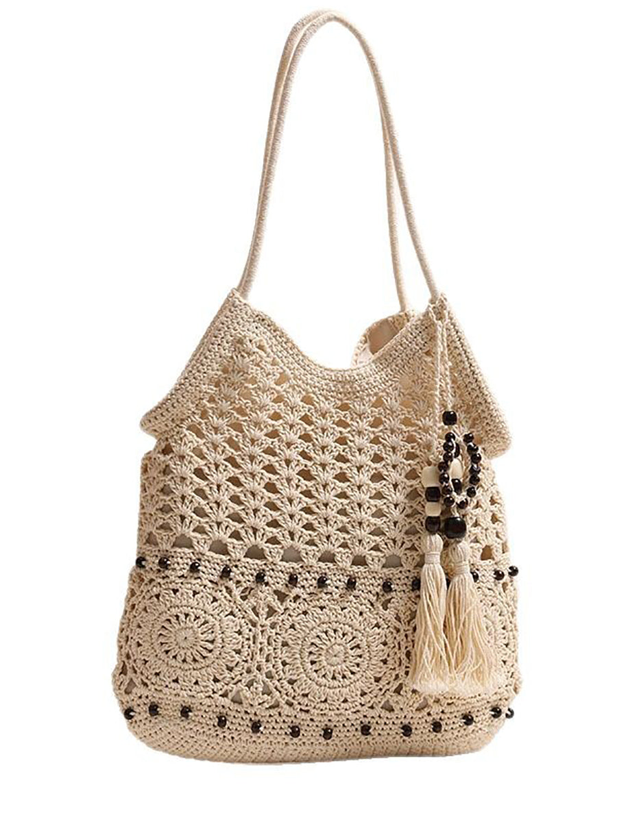 Weave Beach Vintage Bag Cotton Shoulder
