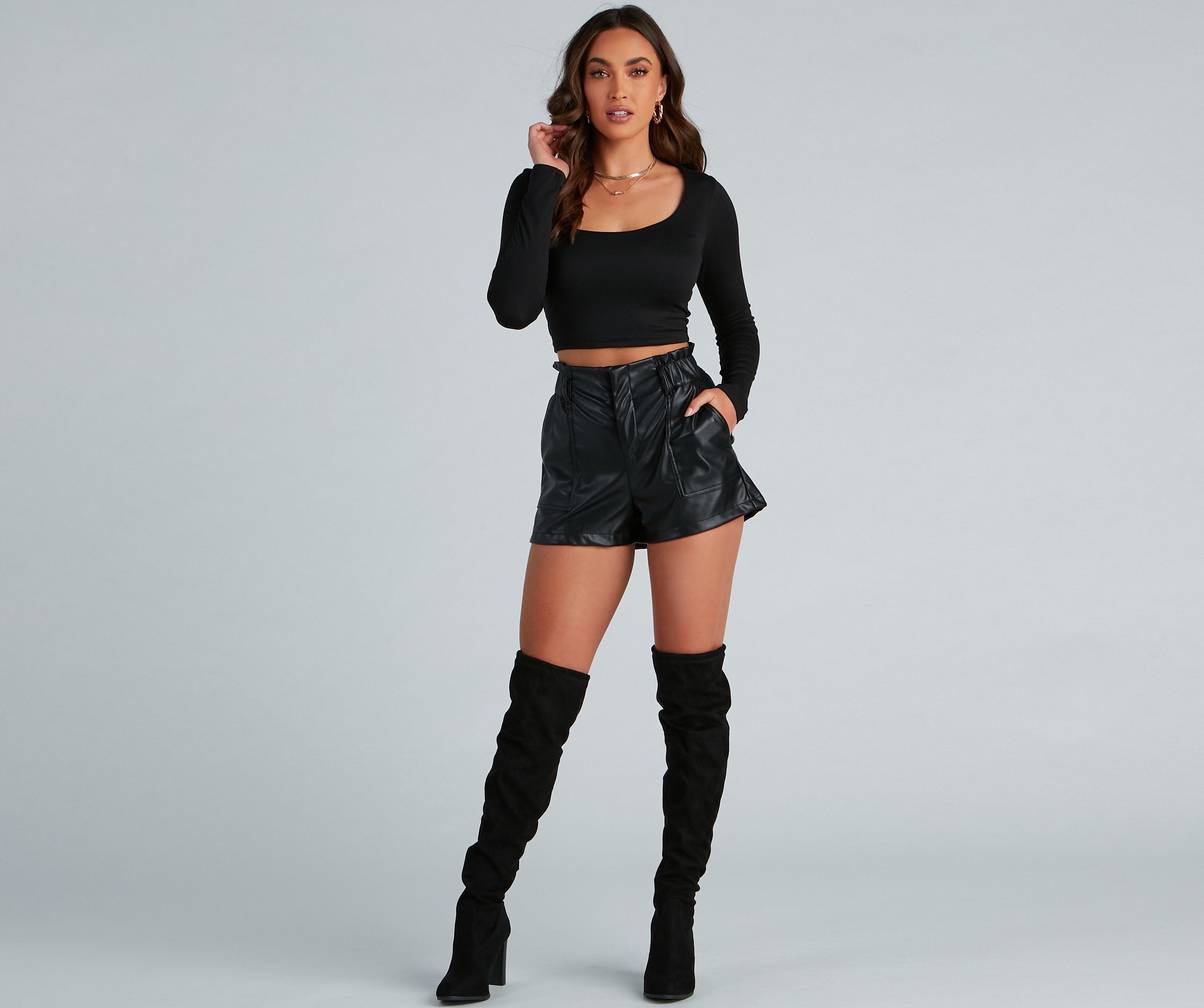 Serve It Up Crop Top - Fashionpara