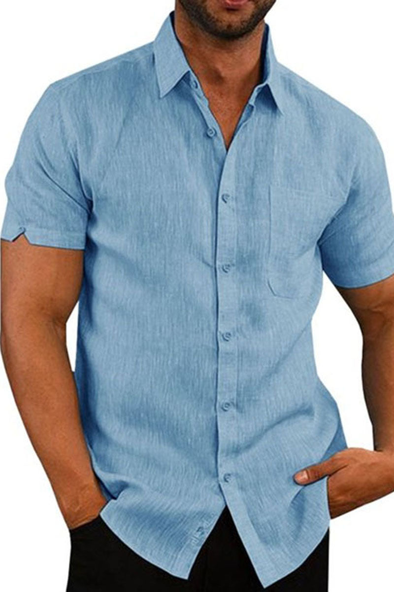 Men's Solid Colour Shirt