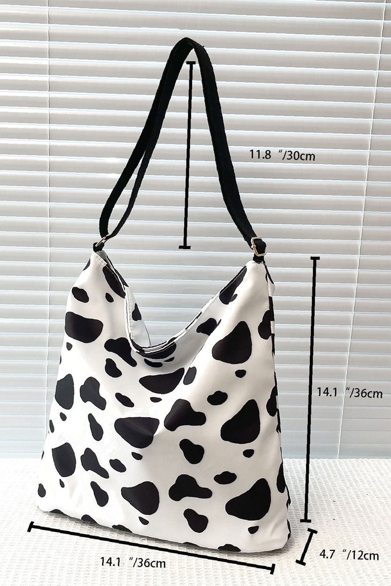 Cow Print Crossbody Bag - Fashionpara