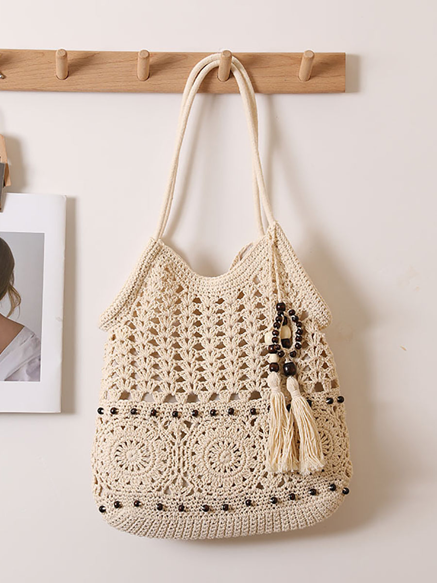 Weave Beach Vintage Bag Cotton Shoulder