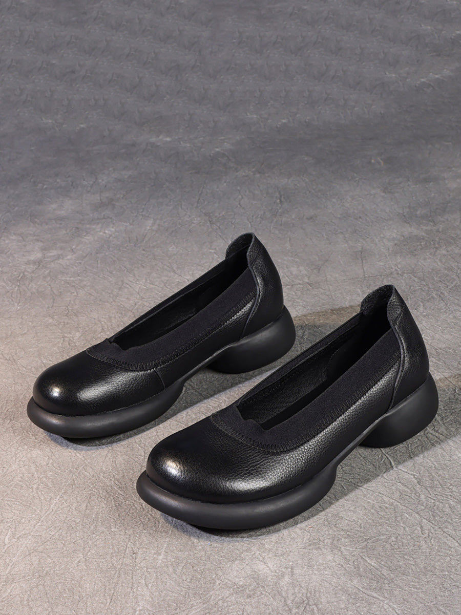 Casual Genuine Leather Low Heel Shoes