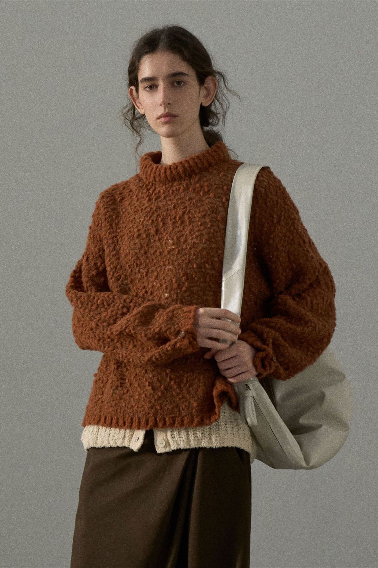 Textured Breathable Knit Sweater for Cozy Style and Comfort