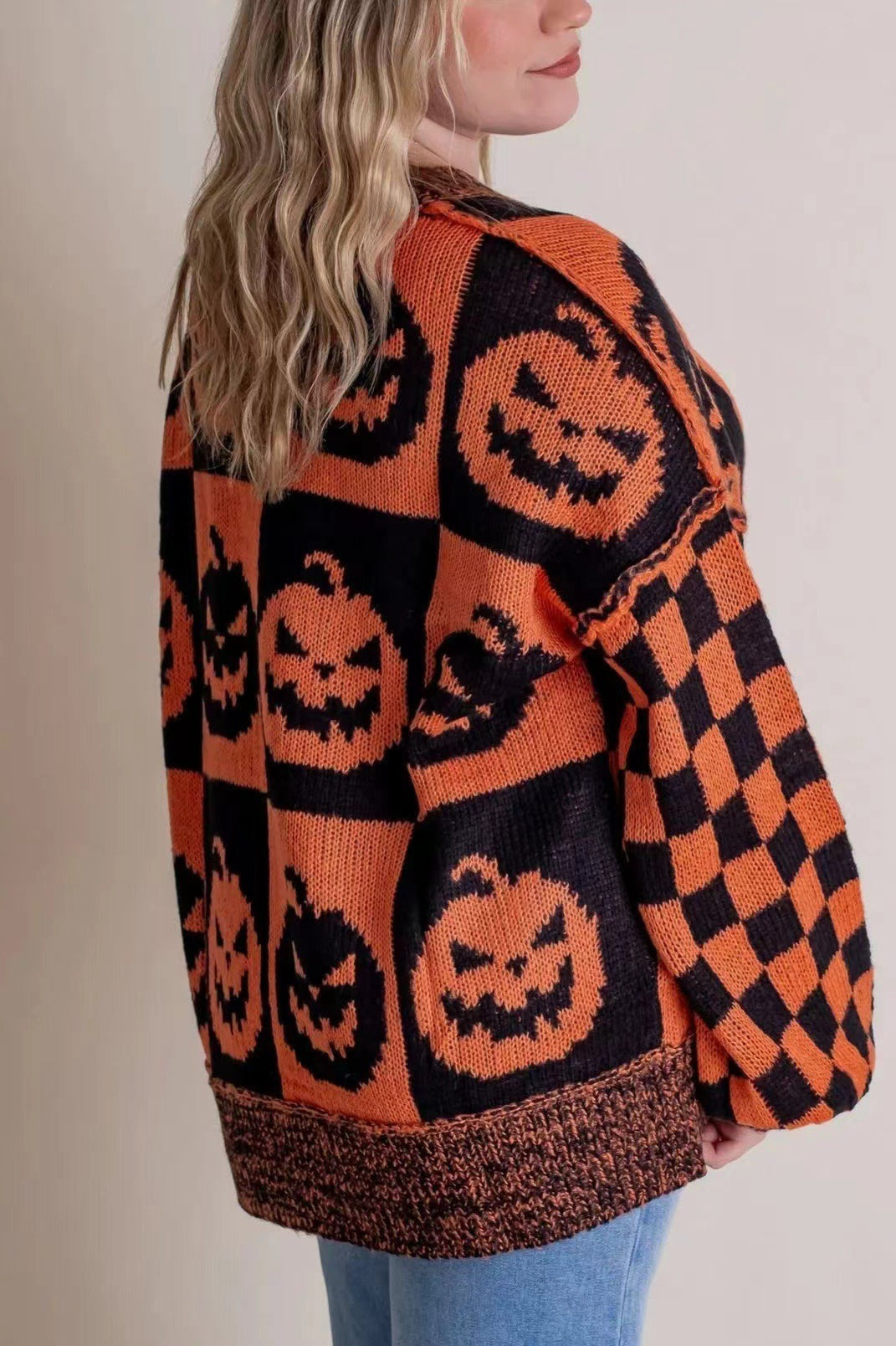 Halloween Loose Knit Sweater