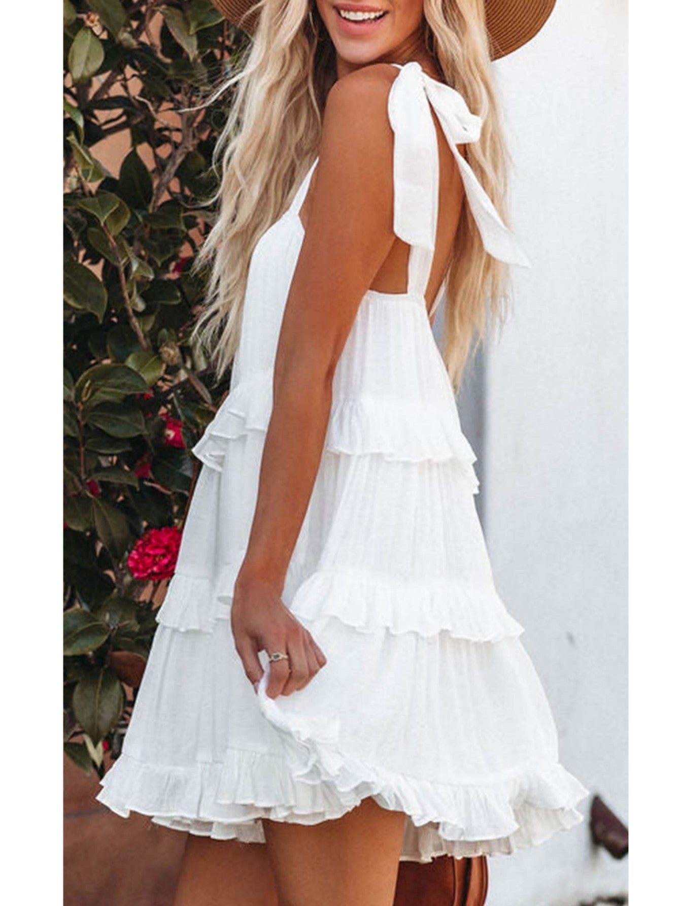 Black Ruffles Sweet Short Graduation Layered Cake Dress - Fashionpara