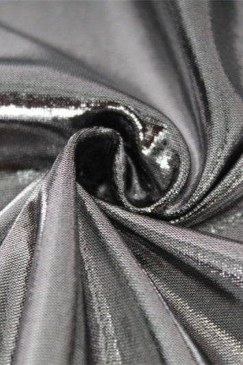 Silver Metallic Cami Mermaid Maxi Dress