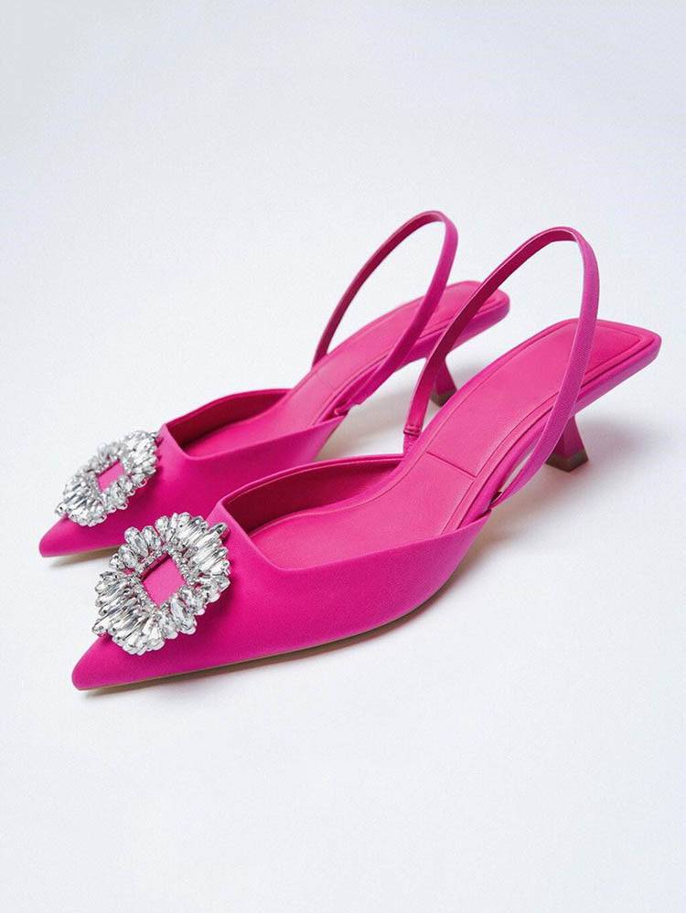 Rhinestone Wedding Pointed Toe Sandals