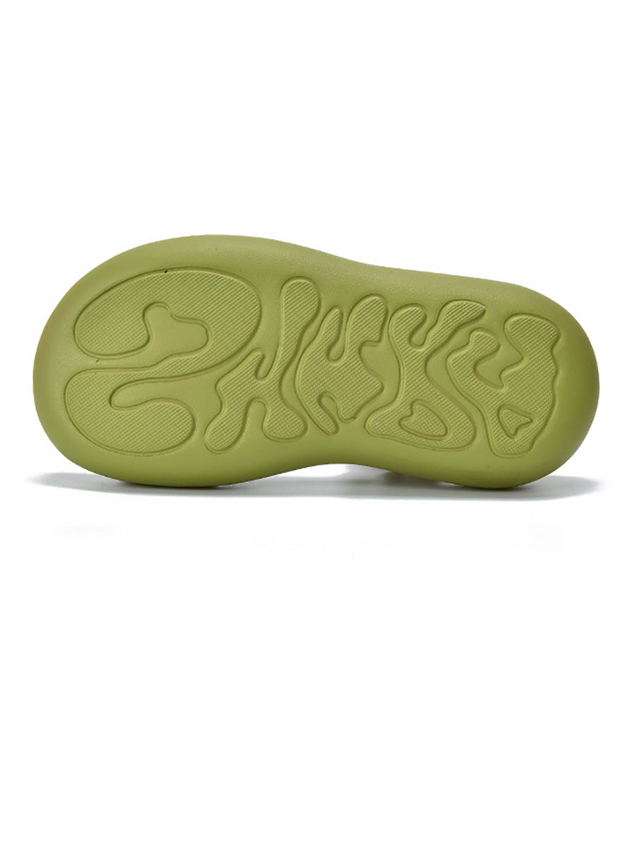 Sandals Vintage FLower Platform Leather