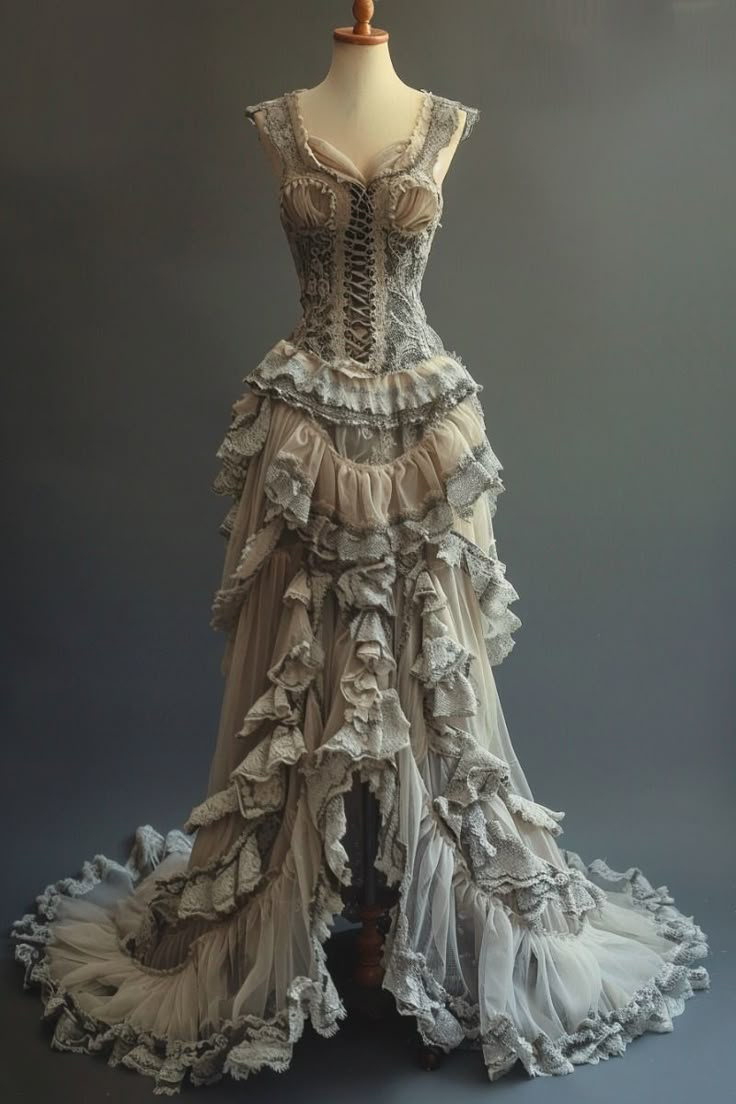 A Line Lace Wedding Dress Long Evening Dress Prom Dress