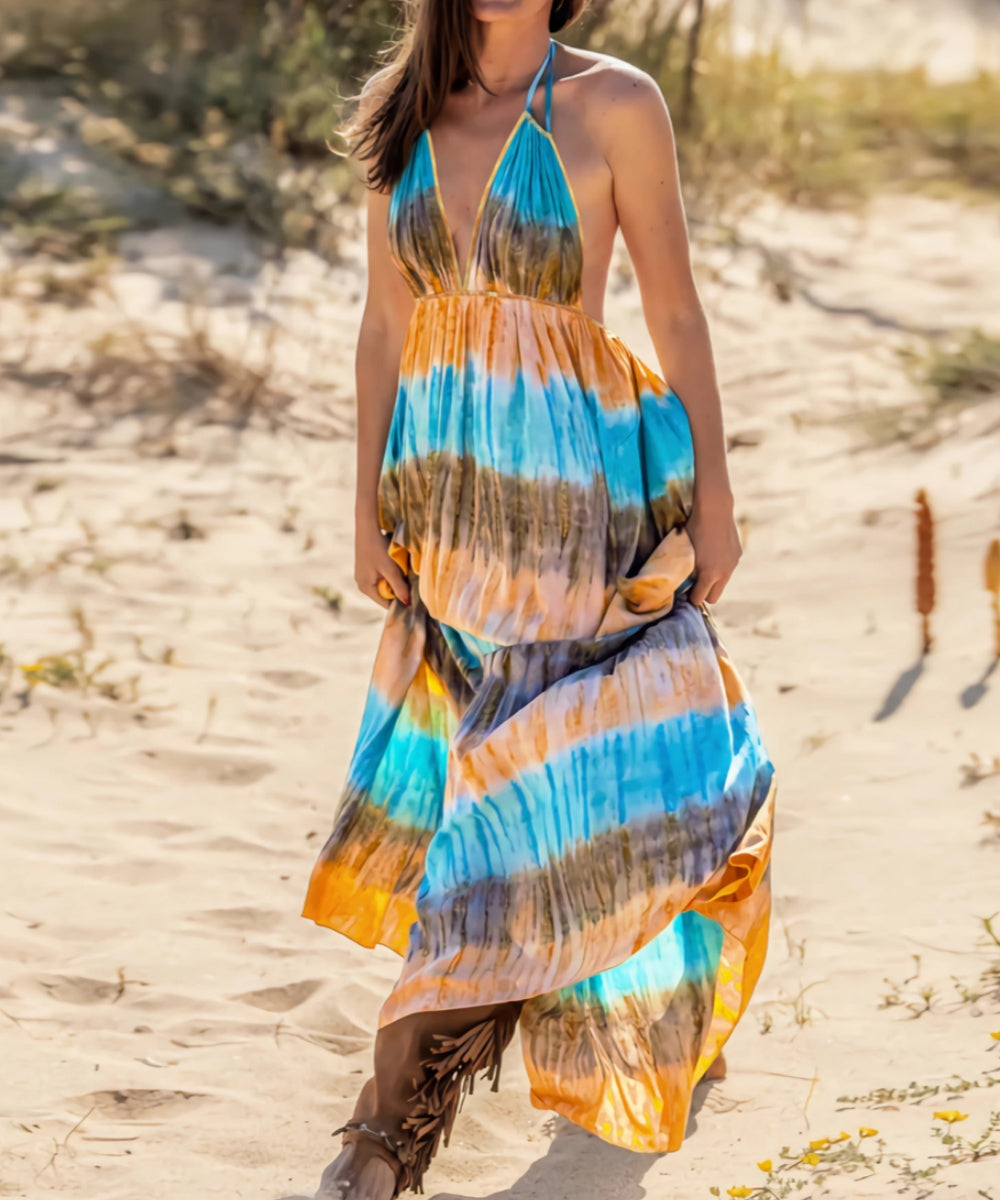 Summer Exquisite Tie-dye Dress - Fashionpara