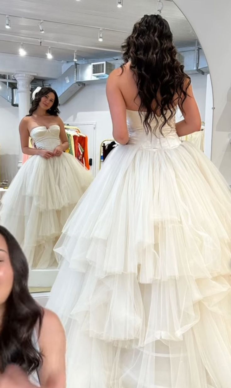 A-line Evening Gown Long Evening Party Prom Dresses Strapless Wedding Dresses