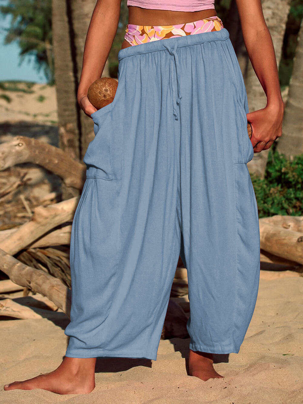 Comfortable Wide-Leg Yoga Pants - Fashionpara