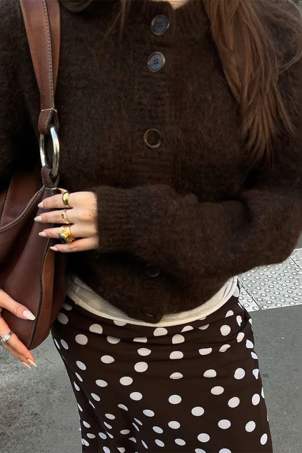 Casual Minimalist Button Front Long Sleeve Coat - Fashionpara