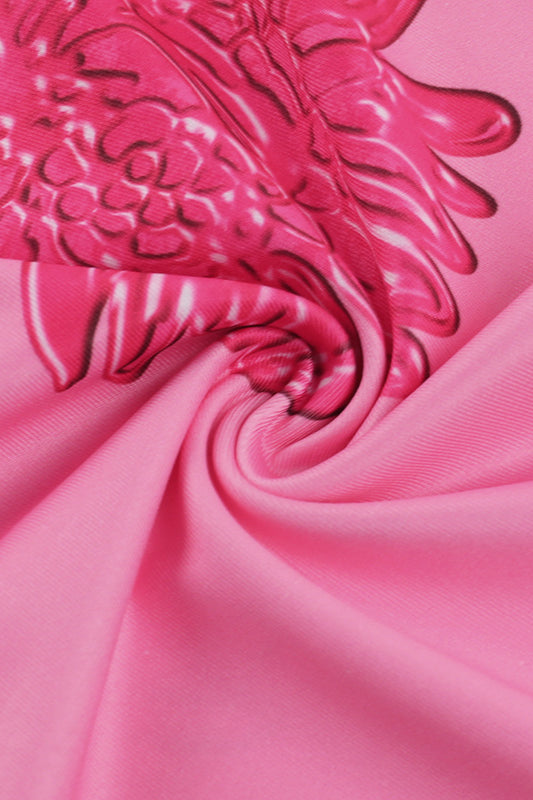 Cami Waist Cinched Floral Bodycon Maxi Dress