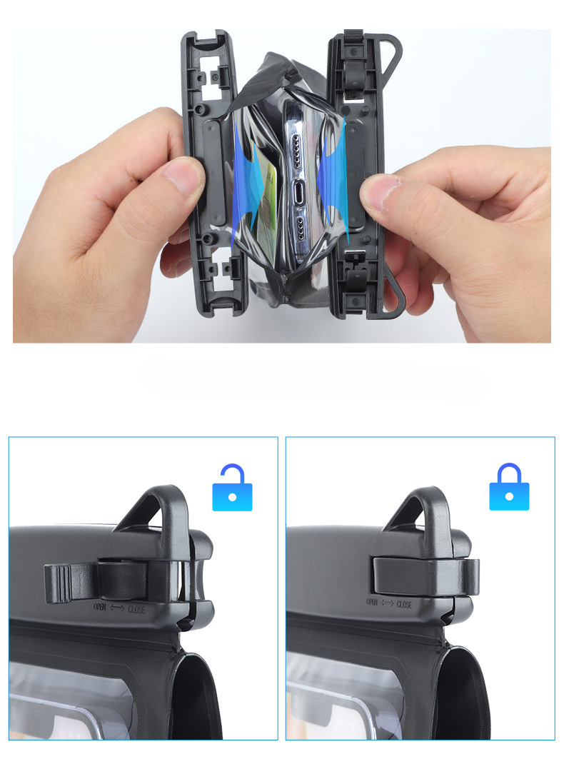 Outdoor Rafting Swimming Portable Mobile Phone Waterproof Bag