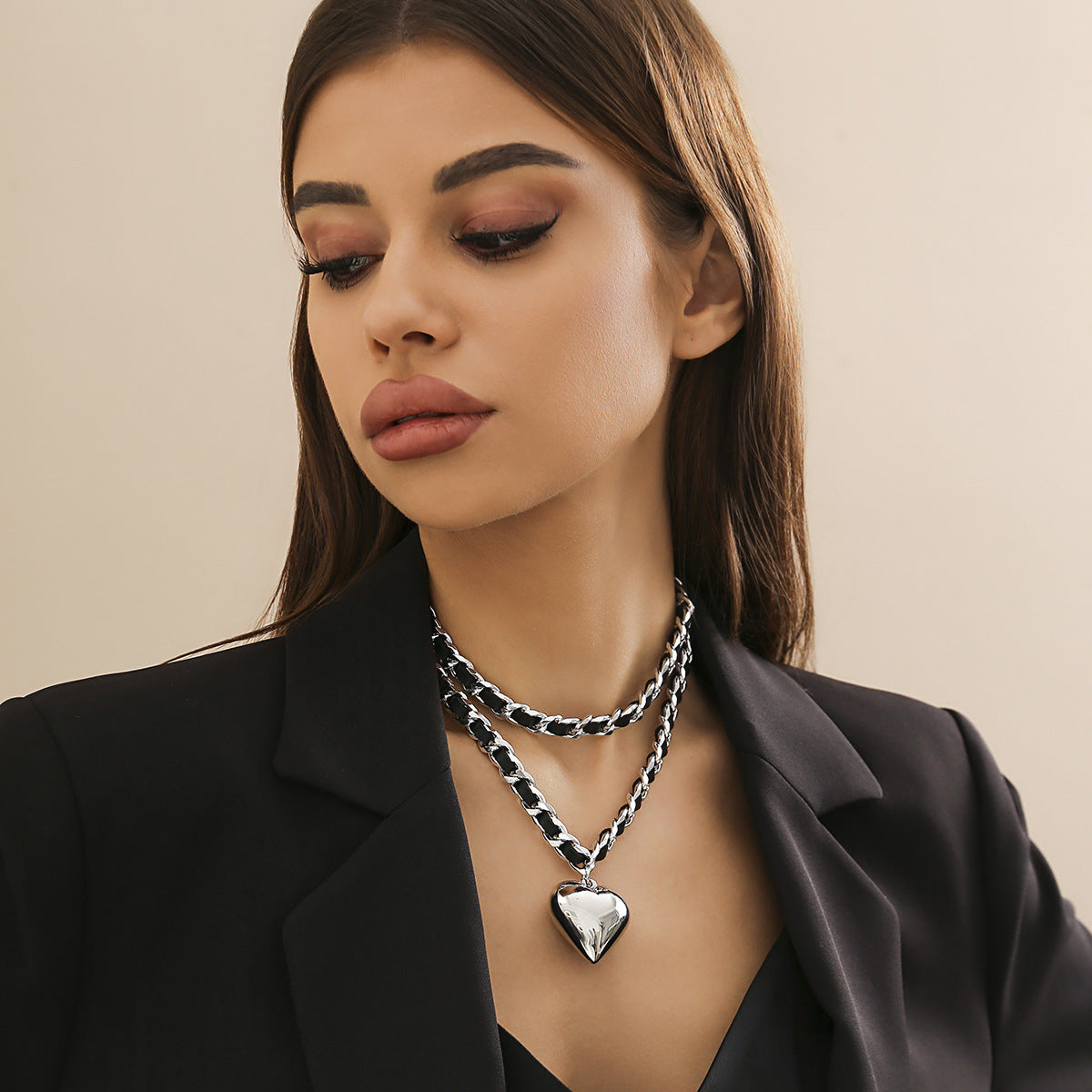 Metal Heart Necklace