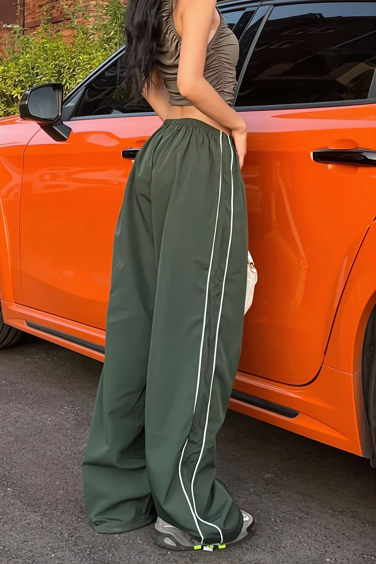 Street Style Drawstring Loose Pants
