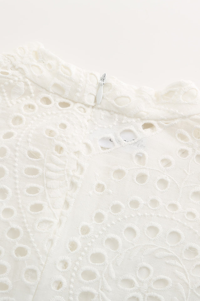 High Neck Cut Out Mini Dress