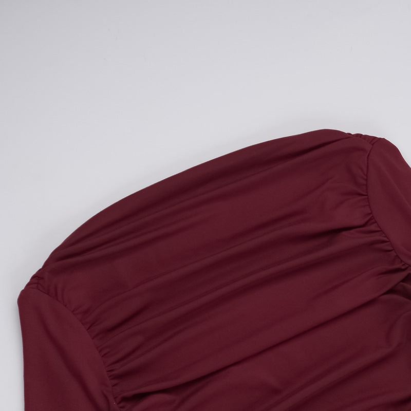 Mulberry Maxi Dress - Maroon