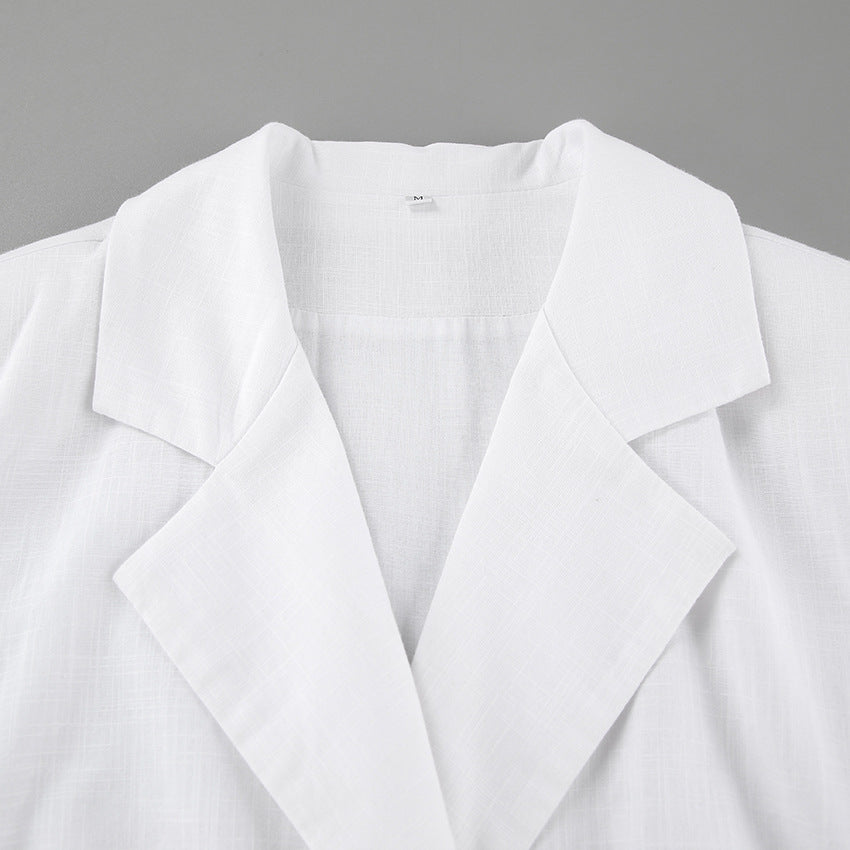 Greece Babe Mini Dress - White