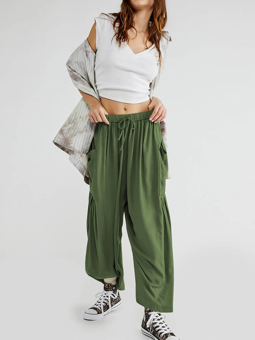 Comfortable Wide-Leg Yoga Pants - Fashionpara