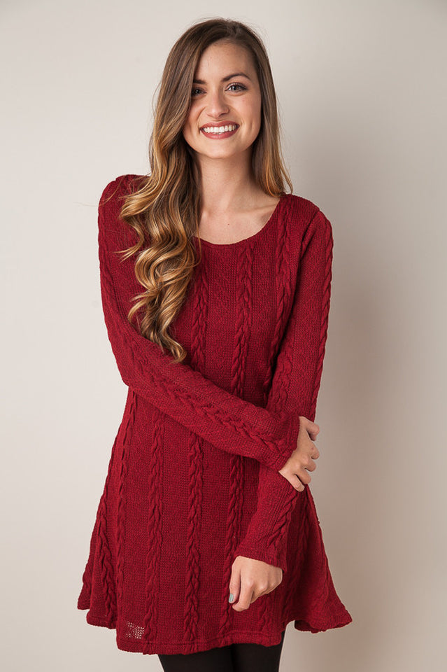 Orro Shop Plus Size Sweater Dress in Casual Style S-3XL