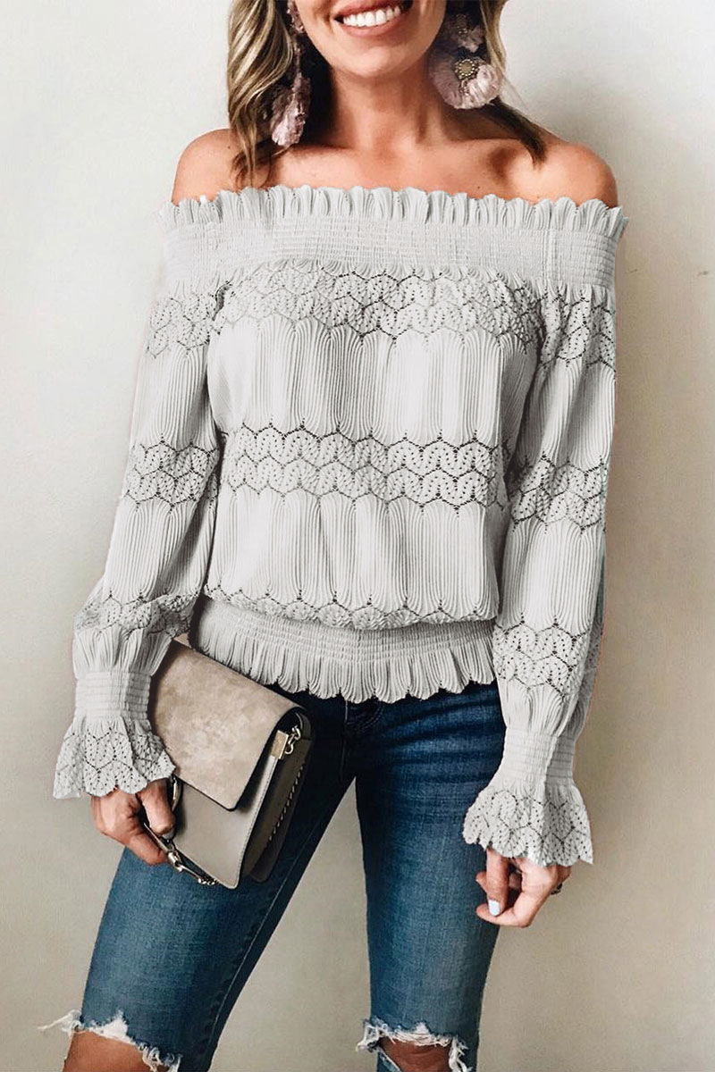 Florcoo Flounce Design Dusty Blouse (7 Colors)