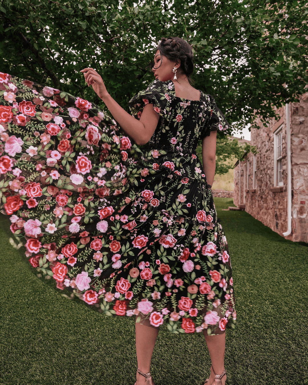 Floral Printed Dress - Fashionpara