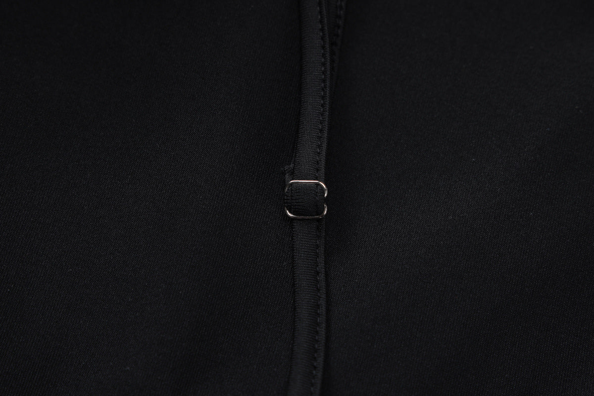 Gracing Date Bodycon Dress - Black