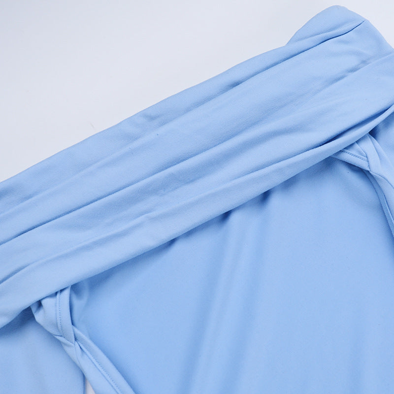 Vision Bodycon Dress-Blue