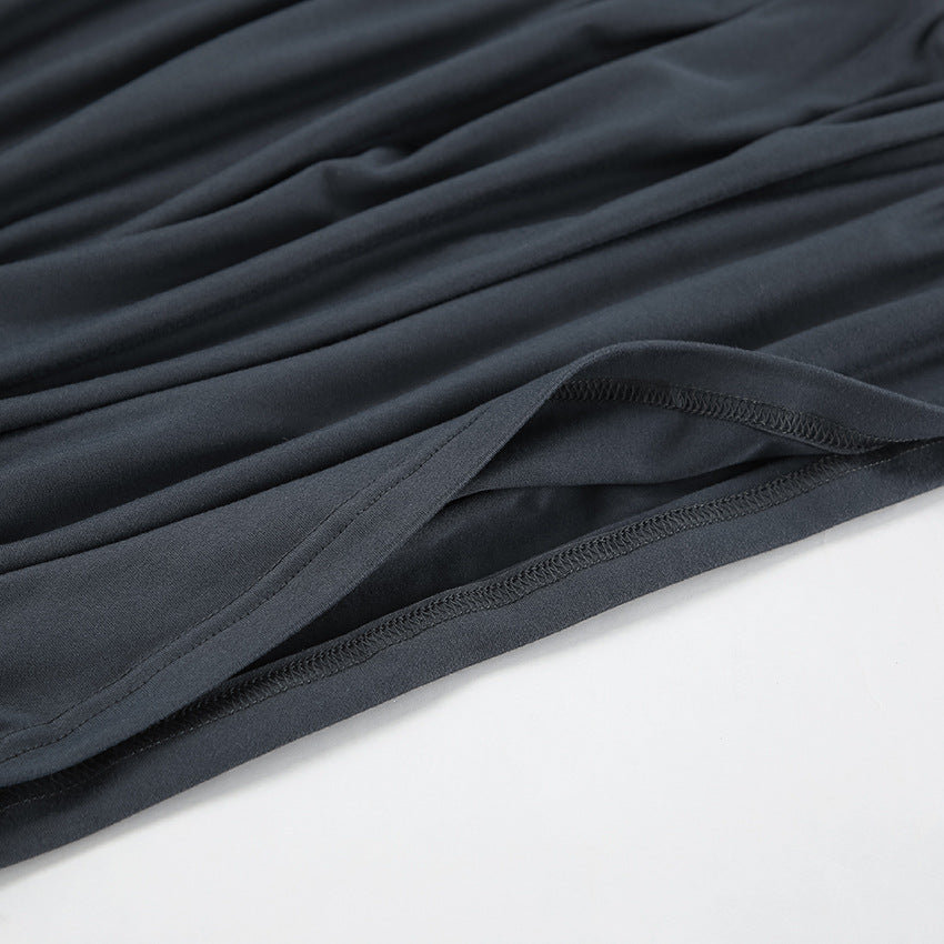 Glamor Off-Shoulder Dress - Grey