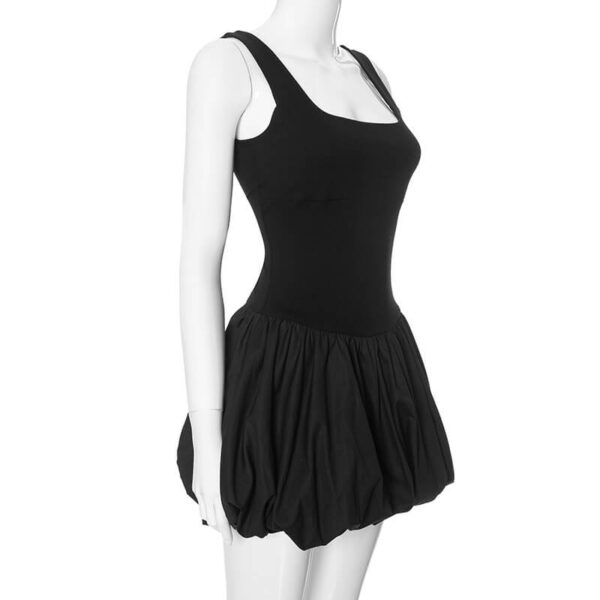 Drama in Town Mini Dress - Black