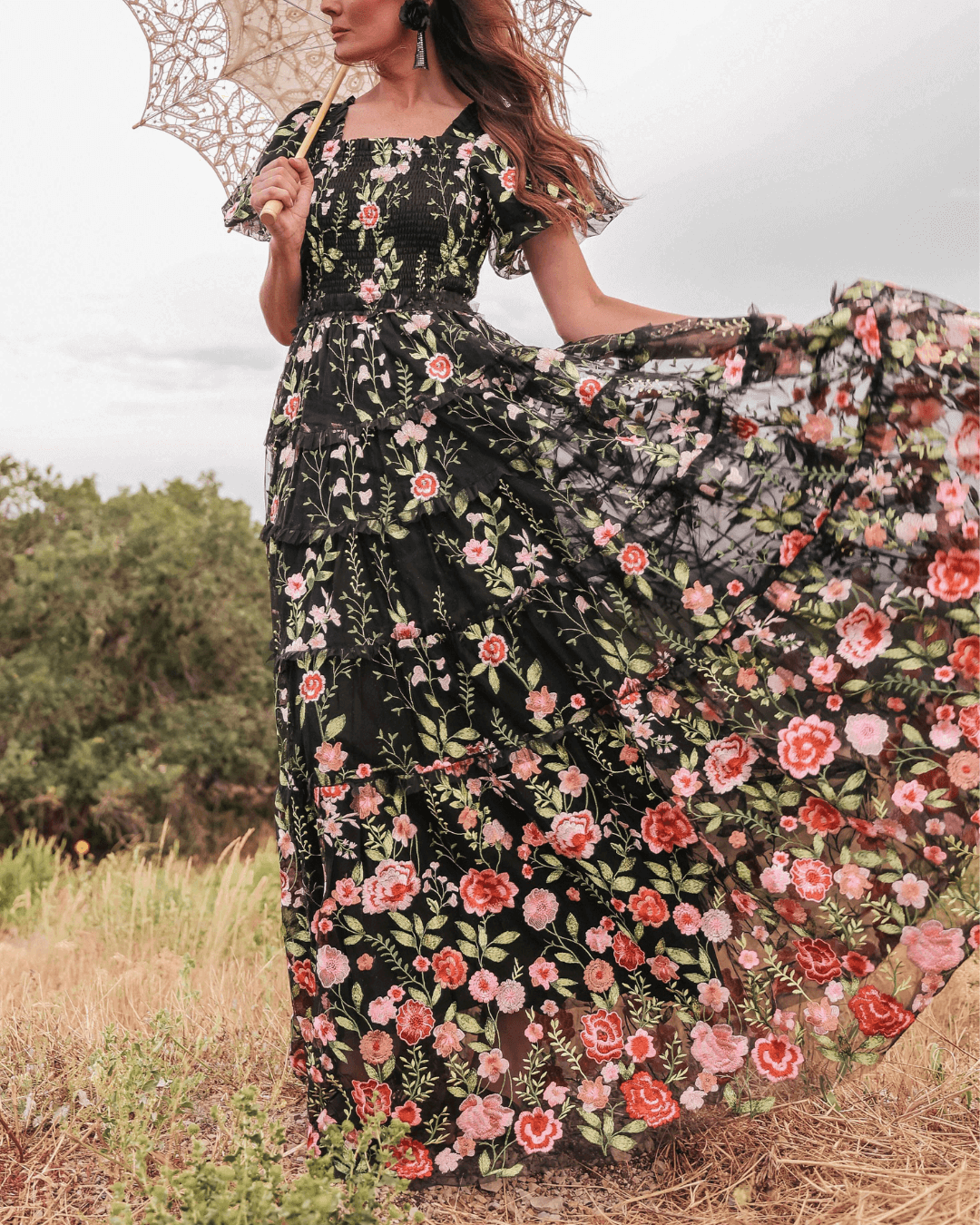 Floral Printed Dress - Fashionpara