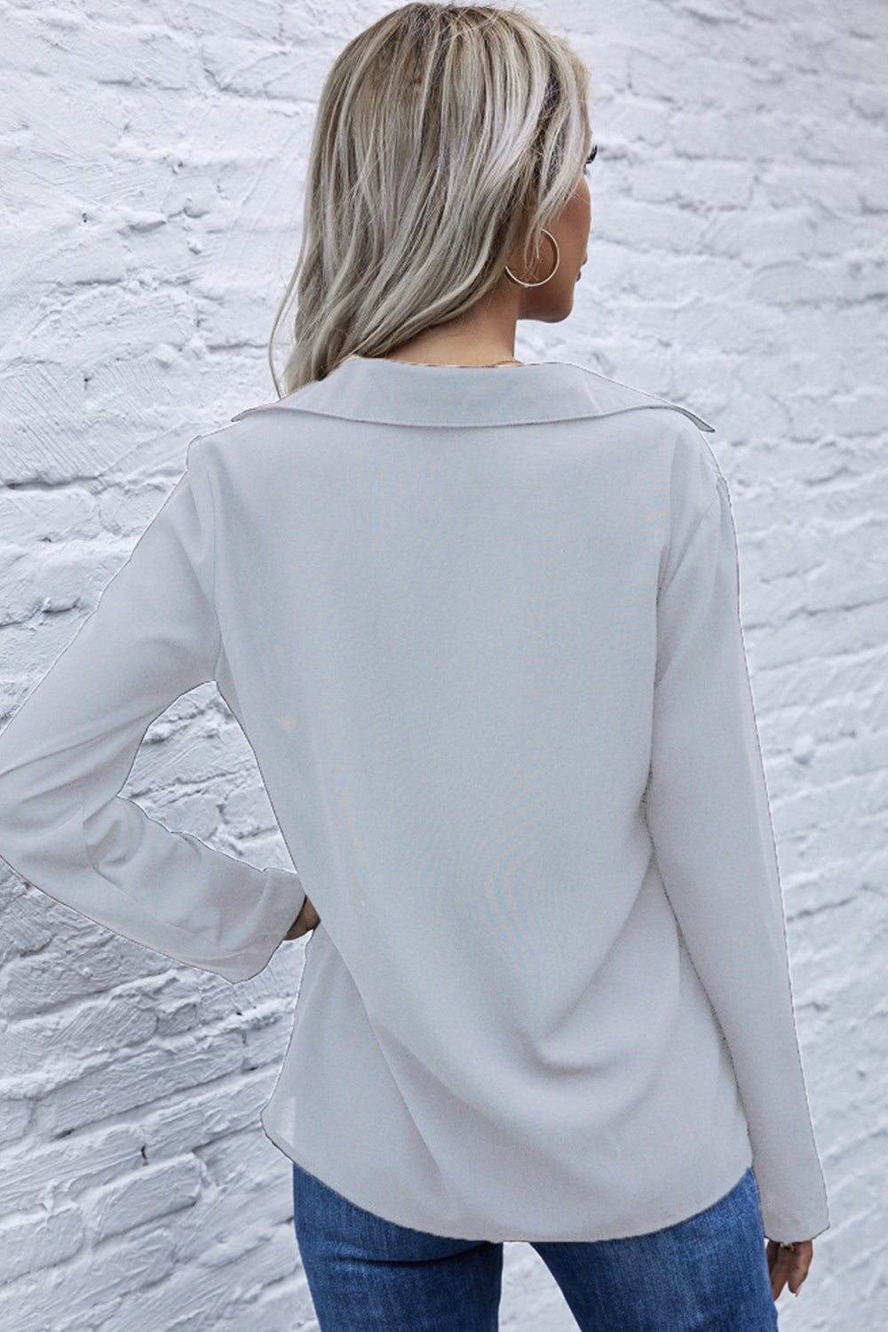 Panelled Leopard Print Long Sleeve Shirt