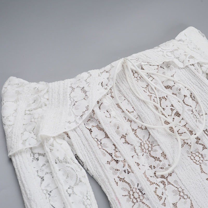 Reverie Off-Shoulder Dress - White