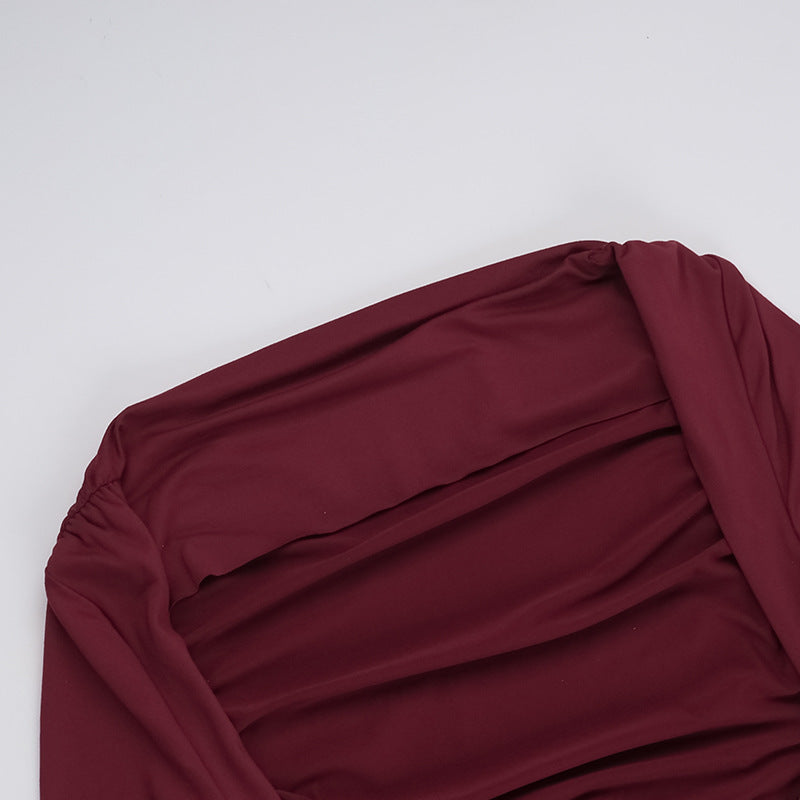 Mulberry Maxi Dress - Maroon