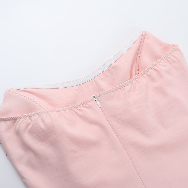 Carnation Mini Dress - Pink