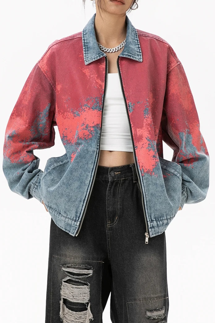 Casual Washed Denim Jacket