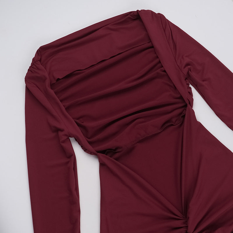 Mulberry Maxi Dress - Maroon