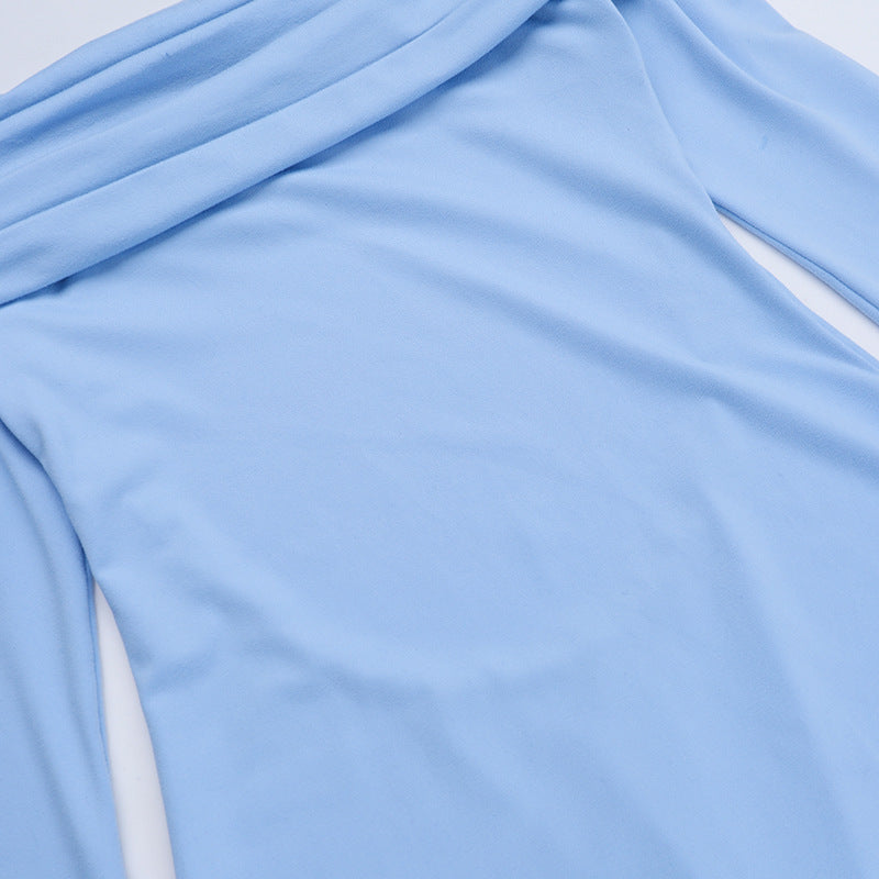 Vision Bodycon Dress-Blue