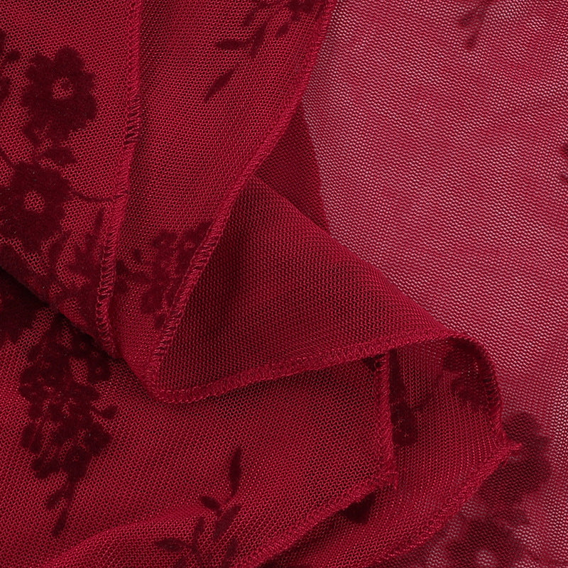 Beverly Mini Dress-Maroon