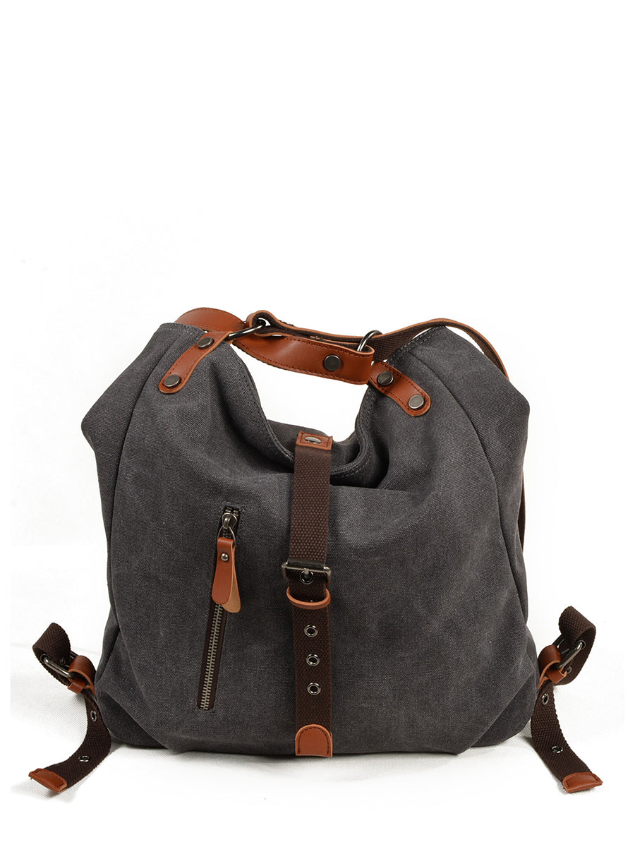 Casual Canvas Shoulder Bag Backpack