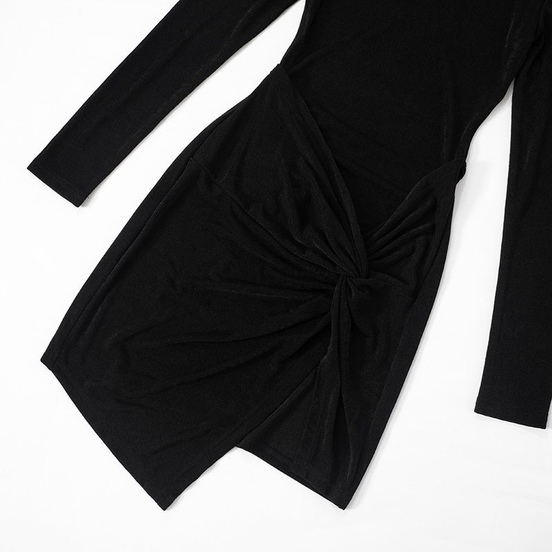 Doren Night Mini Dress - Black