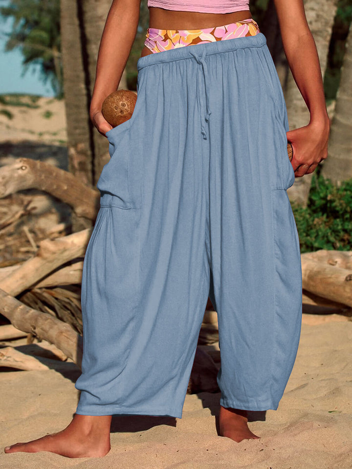 Comfortable Wide-Leg Yoga Pants - Fashionpara
