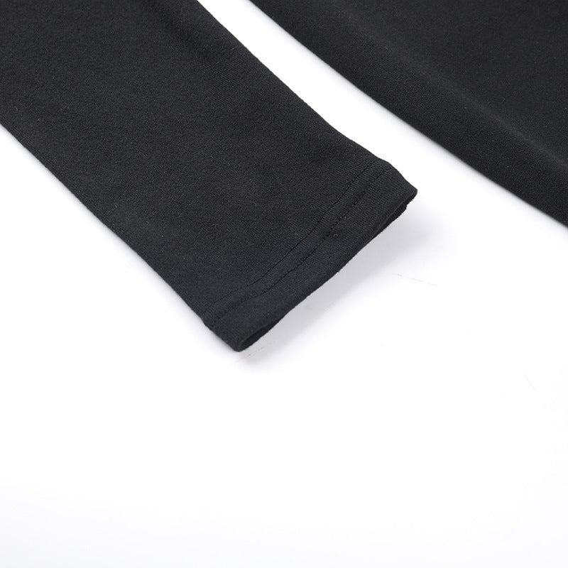 Onyx Fur Midi Dress - Black