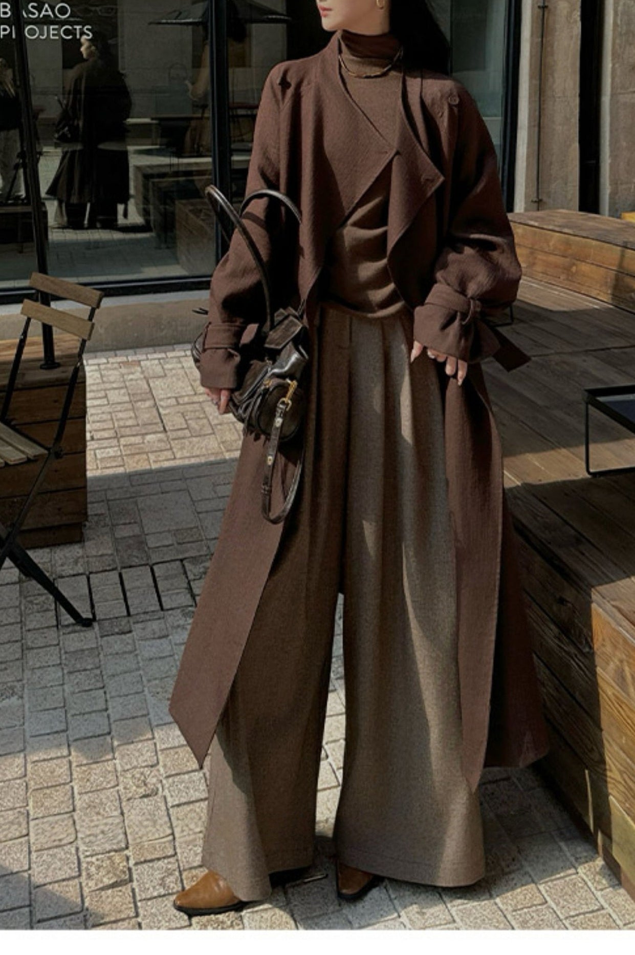 PrincessAce Women's Lightweight Long Overcoat for Autumn Style